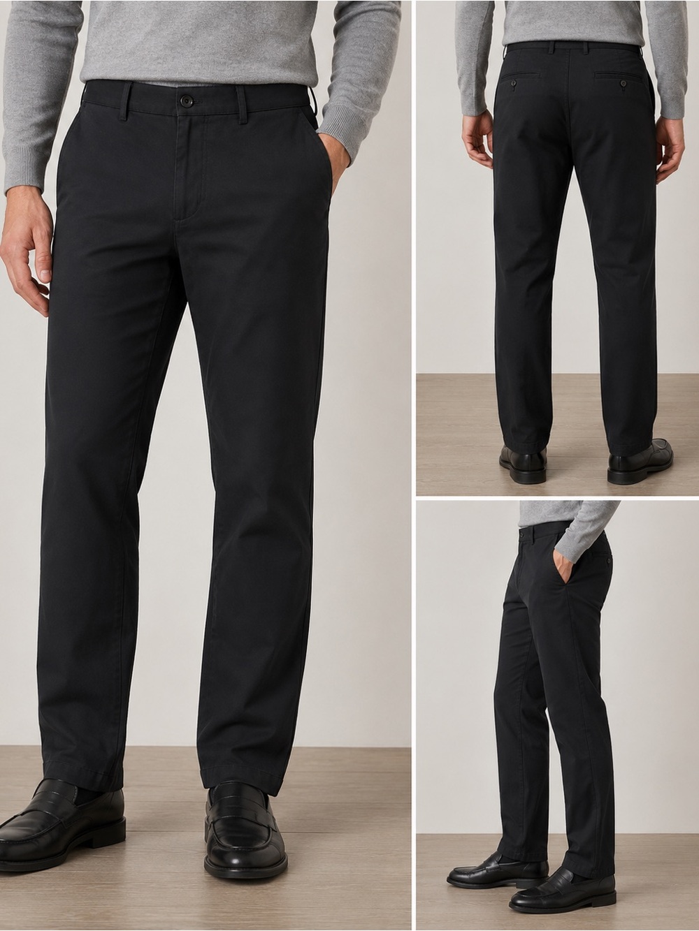 Dockers Straight Fit Black Performance Chino Pants | Men’s 31x30